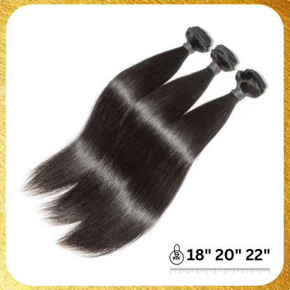 Ola’s Tresses – 3 Straight Bundles (18" 20" 22")