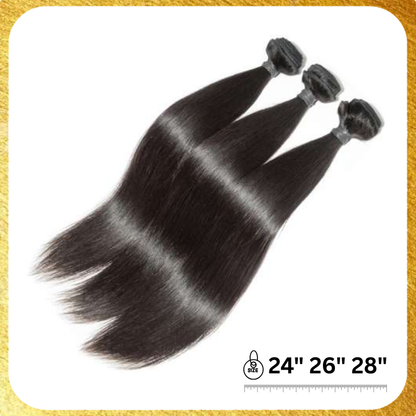 Ola’s Tresses – 3 Straight Bundles ( 24" 26" 28")
